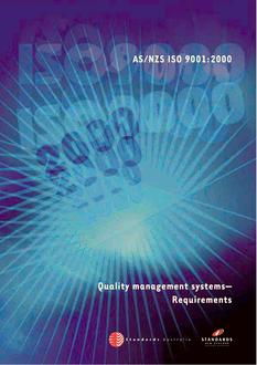 AS/NZS ISO 9001:2000