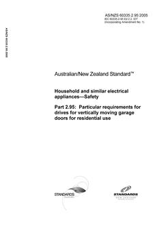 AS/NZS 60335.2.95:2005