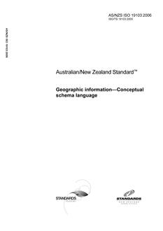 AS/NZS ISO 19103:2006