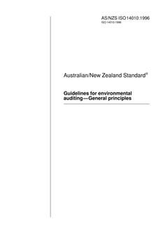 AS/NZS ISO 14010:1996